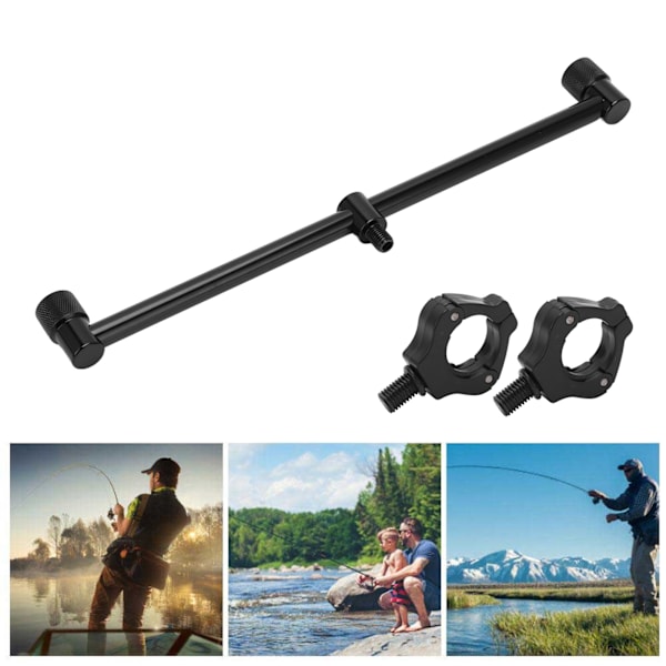Karpefiskestangholder med magnetiske hoveder - 2 hoveder, 30 cm Buzz Bar-stativ