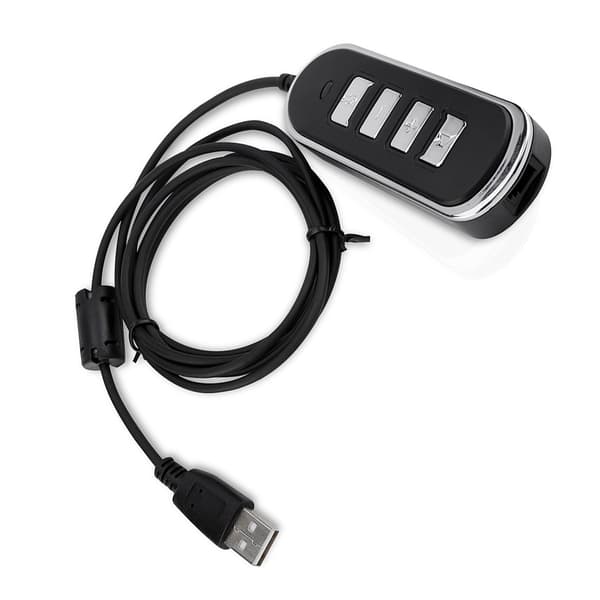 USB-headset-adapter med kontrolboks - RJ9 til USB-konverteringskabel