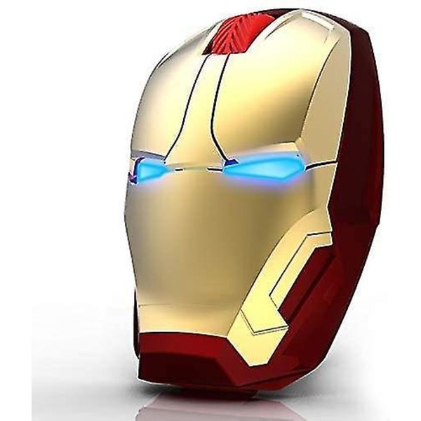Ergonomic Wireless Mouse Cool Iron Man Mouse 2.4 G Portable Mobile Computer