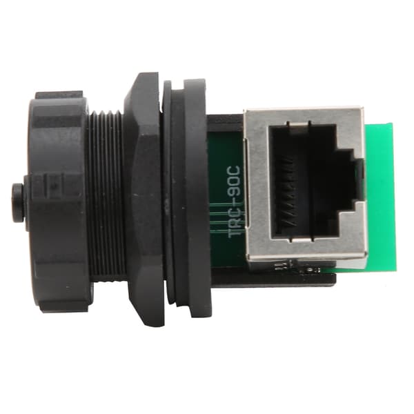 2 st RJ45-adapter RJ45-90° Post Board Dubbel Uttag Utomhus Vattentät Ethernet-koppling