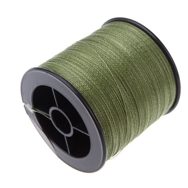 Siima - Dyneema 500M - 30LB - 0,26 mm - 4 punottua siimaa - Vihreä