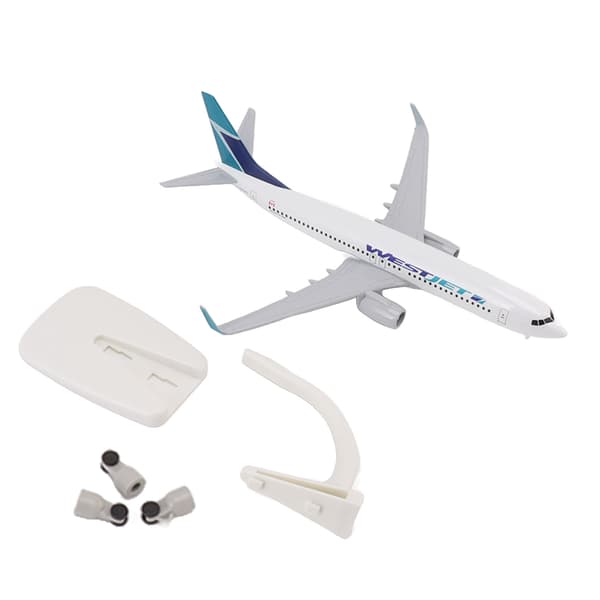 Precisionsskala Metall Flygplansmodell Pressgjuten Legering Flygplan med Stabil Bas Heminredning