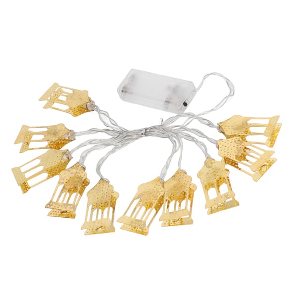 Castle LED String Lights Ren hvid Æstetisk rum- og udendørsindretning til Eid Ramadan Mubarak
