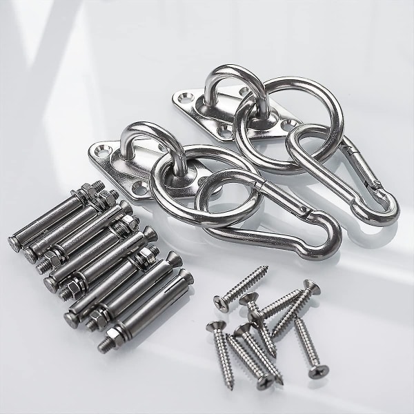 Heavy Duty Hängmatta Upphängningssats, M8 upphängda takkrokar, Hängmatta Swing Krok