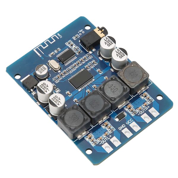 Digital Effektforstærker Board ABS 2 Kanal Lydforstærker Modul AUX Decoder Board 45W