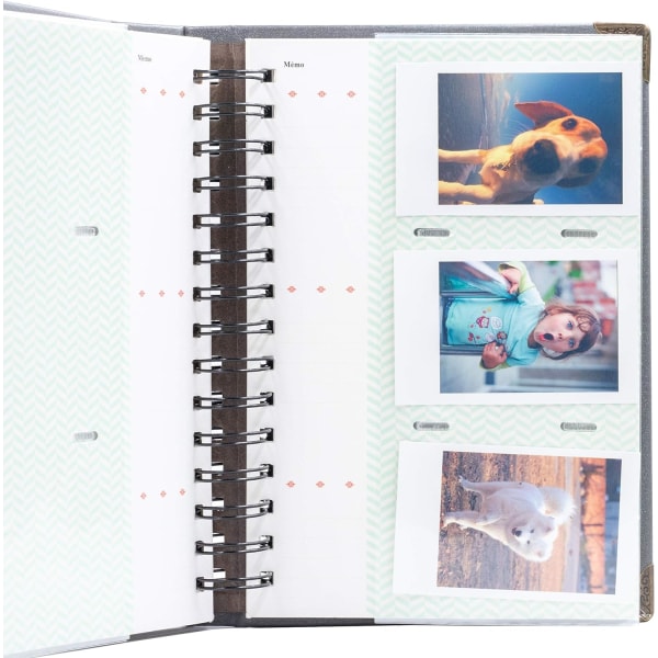 ny stil 120 Pockets Mini Photo Album - Fits for Fujifilm Instax Mini 9 Mini 8 Mini 90 Mini 25, Polaroid Snap PIC-300, Kodak Mini 3-Inch Film Black