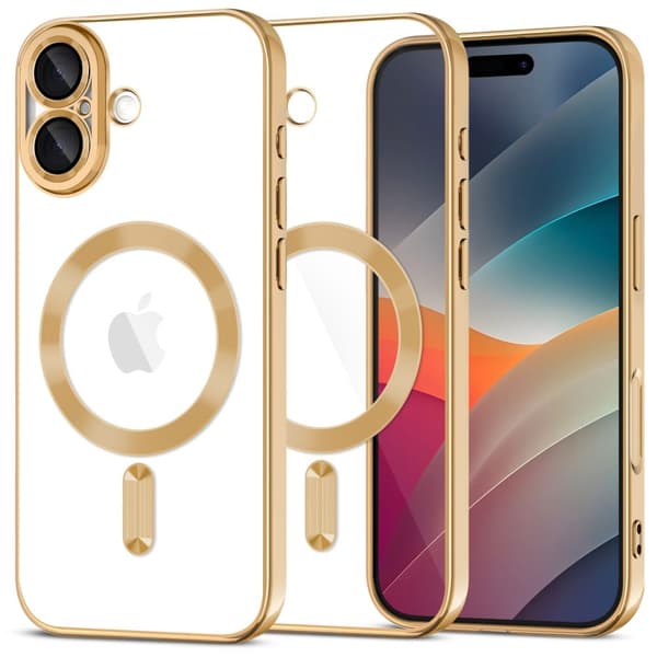 【BQ】Tech-Protect iPhone 17 Cover MagSafe MagFlex Shiny Gold 60