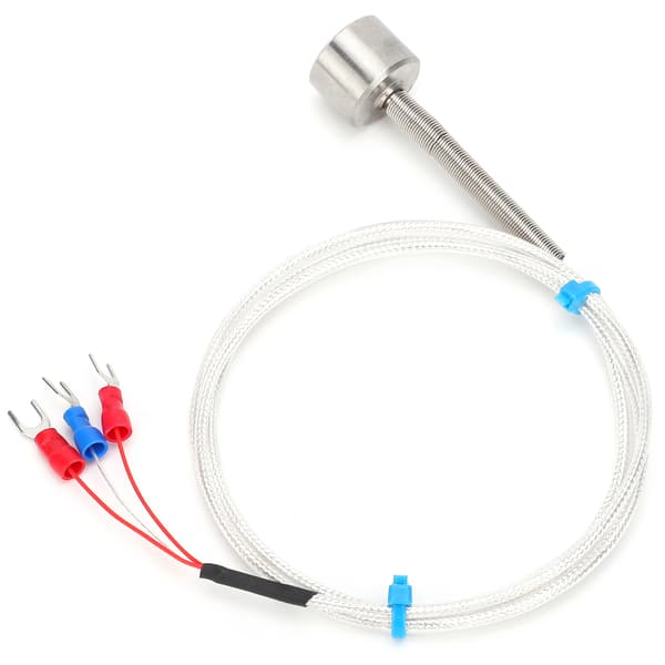 PT100 Magnetisk Temperatursensor Vanntett Adsorpsjon Termistor -60 til +150℃ (3 meter)