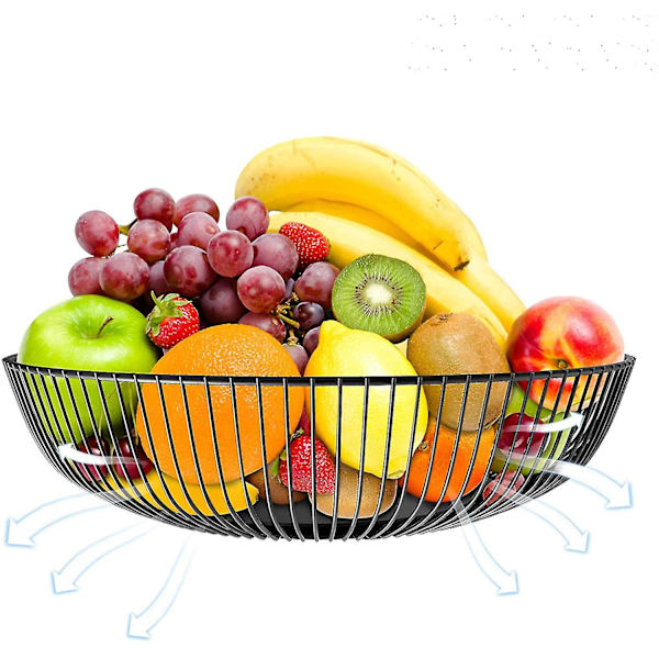 Fruit Bowl Fruit Basket Modern Black Fruit Bowls For Egg Fruit