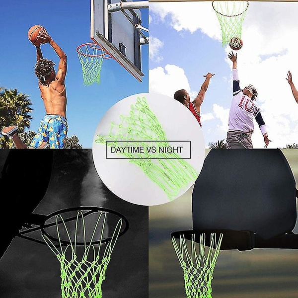 Glow In The Dark Basket Net Heavy Duty Nylon Basket Net För Utomhus