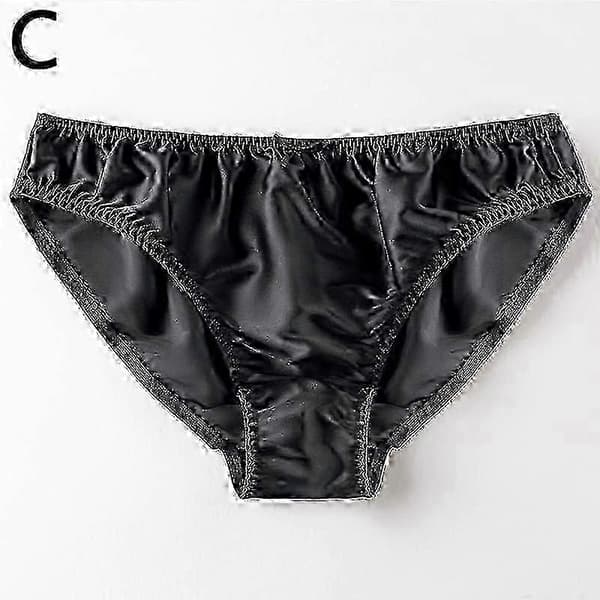 Satin trusse til kvinder - Luksuriøst silkeundertøj i store størrelser grey L