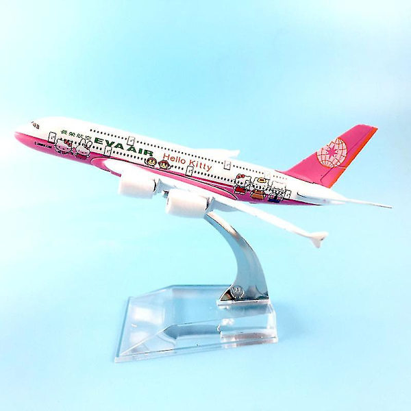 Hhcx-airlines Boeing 747 A038 Boein787 Aircraft Model Simulation 16 Cm Alloy Christmas Toy Gift For Kids KITTY