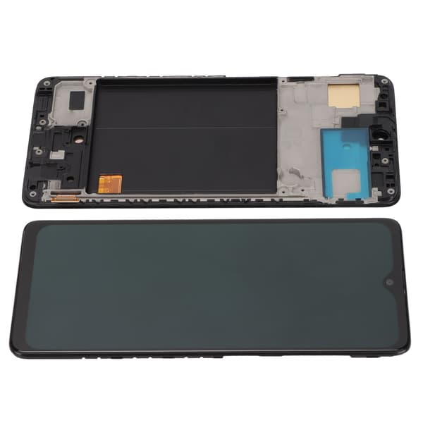 LCD-skärm Touch Screen Digitizer Rammontering Ersättning för Galaxy A51 SM‑A515F Mobiltelefon