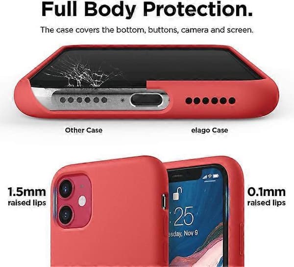 Mobildeksel kompatibelt med iPhone 11 Red
