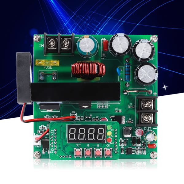 B900W CNC DC Justerbar Boost Spændingsregulator Modul Konstant Strømforsyning