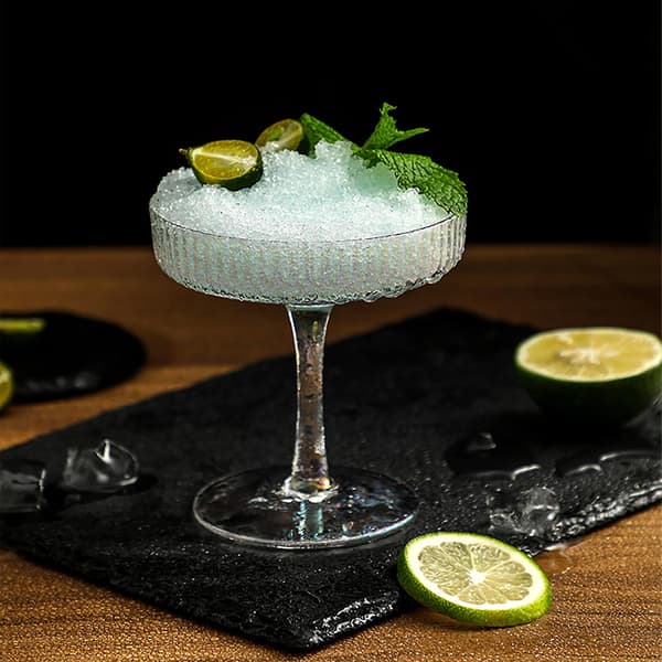【BQ】Margaritaglass, håndblåst cocktailglass til hjemmet og fester