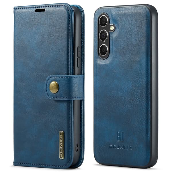 Samsung Galaxy A54 5G - Retro Plånboksfodral med Magnetisk Design Brun