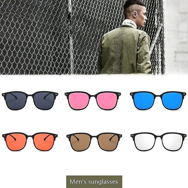 Kjøresolbriller for menn uknuselig innfatning 100 % UV-beskyttelse