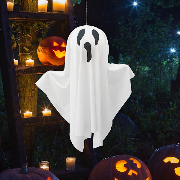 Halloween Ghost and Hanging Imp ulkosisustus-valkoinen Ghost riippuva koriste Style 2