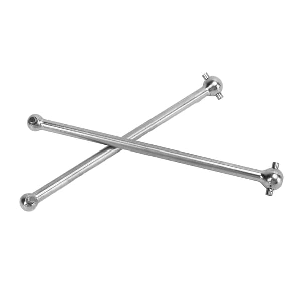 2 st 107 mm Stål Bakre Drivaxel Dogbone Ersättning för ARRMA 1/7 1/8 RC Bil Silver