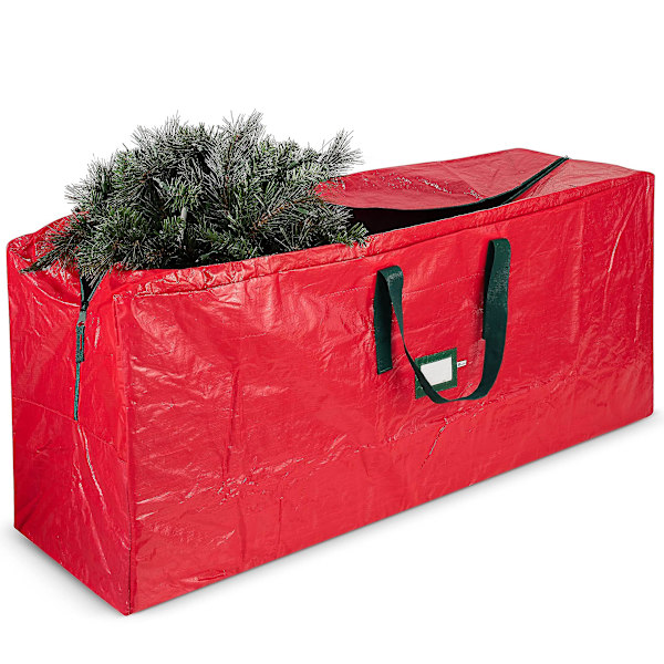 Hhcx-large Christmas Tree Storage Bag - Fits Up To 9 Ft Tall Holiday Artificial Disassembled Trees With Durable Reinforced Handles & Dual Zipper - Wat red 165*38*76cm