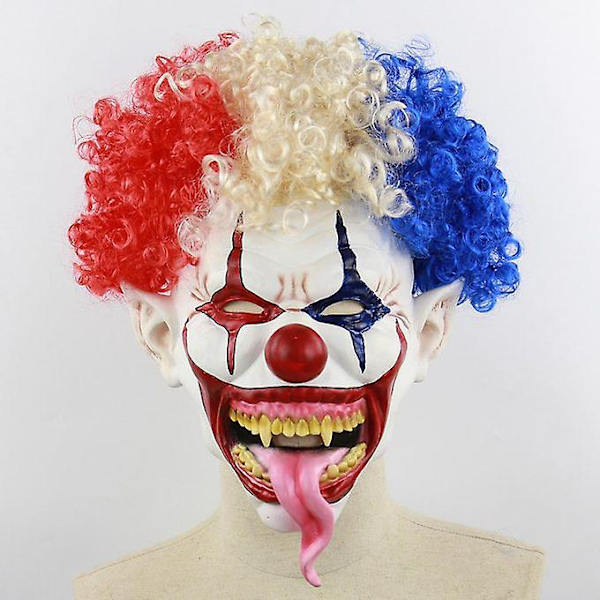 Halloween Kammottava Pelottava Kammottava Kieli Ulos Klovni Jokeri Wi