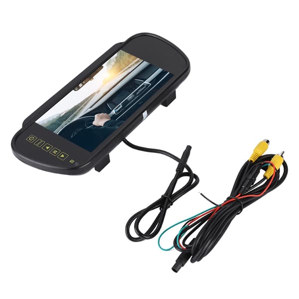 7\" LCD-skjerm Bakspeilmonitor for rygging