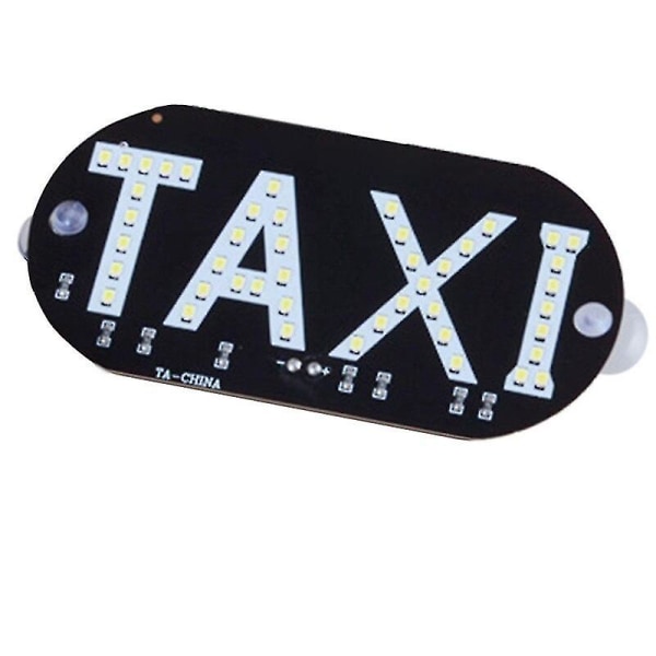 1p 12v Led Car Taxi Cab Indikator Ny høykvalitets energibesparende Long Life Lampe Frontruteskilt Frontrute Lys Rød Red