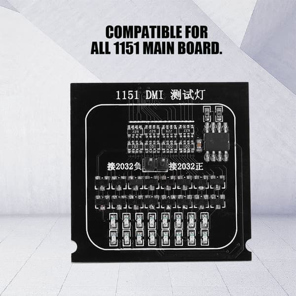Intel Motherboard Tester med LED-indikator - 2 i 1 testkort til 1151 CPU-stik