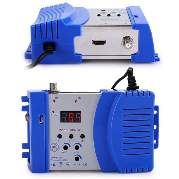 Analog HD-modulator HDM68 - High Definition Multimedia Interface RF VHF/UHF - Computertilbehør (EU-stik)