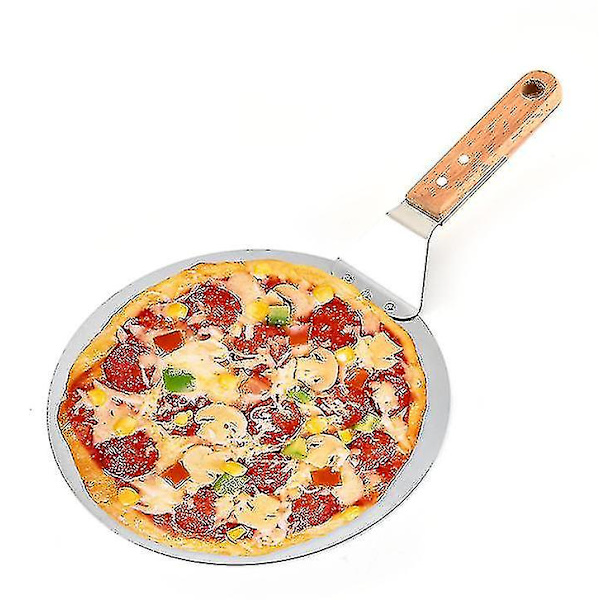 Pizzaspade Rustfritt stål Pizza 10 Tommers Cake Transferer Rund kake