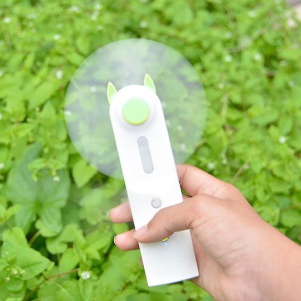 Mini Portable Håndholdt 30ml Mist Er Usb Recharable Ing Fan Green