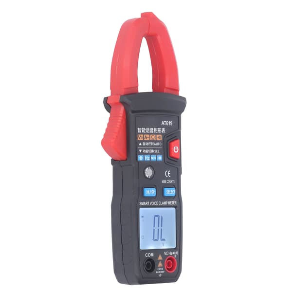 Digital klemmemeter automatisk stemmemelding ABS rød krets tester