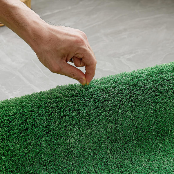 Badmattor Halkfri duschmatta Absorberande liten matta Dörrmatta inuti köksmattor green 50*80cm