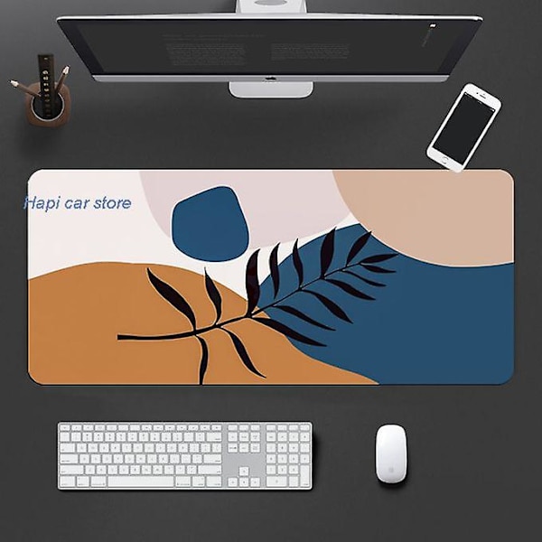 Morandi Färg Söt Musmatta Stor Kawaii Skrivbordsmattor Gaming Skrivbordsmatta Gamer Vattentät För Office Computer Keyboard Pad