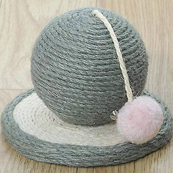 Snygg Naturlig Sisal Cat Scratching Post - Stor Scratching Ball för kattskrapningskul