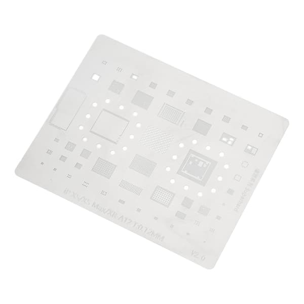 A12 CPU BGA Reballing Stencil Mal Rustfritt Stål IC Chip Tinnplanting