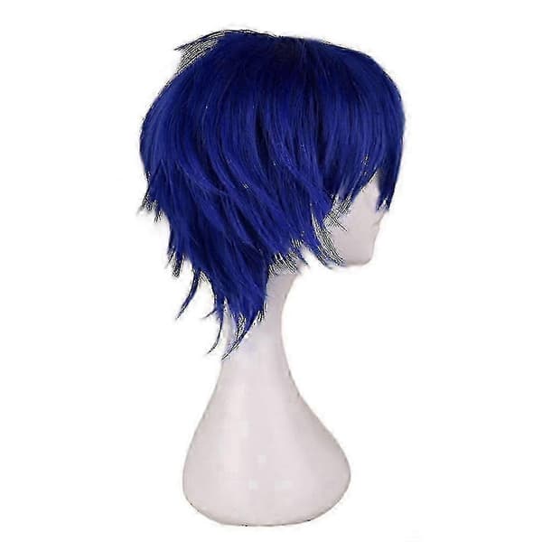 Moderigtig kort lige cosplayparyk til mænd - DSW dark blue
