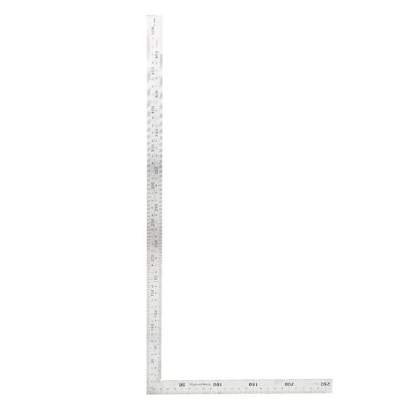 Vinkelmåler i rustfrit stål 500x250mm 90 grader (#02)
