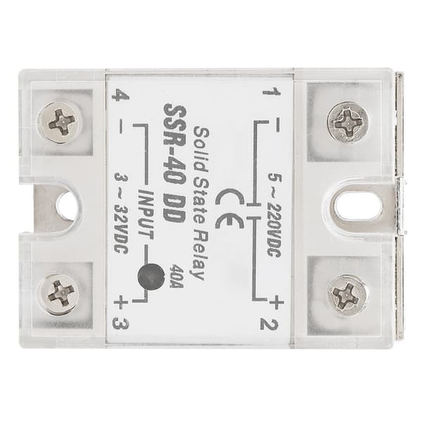 SSR-40 DD 40A 5-220VDC Solid State Relé For Industriell Automatisering