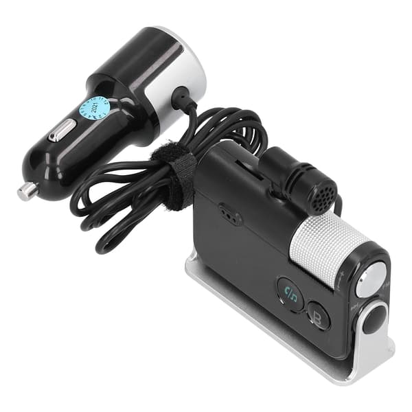 Bil Bluetooth-laddare QC3.0 PD18W USB TypeC-gränssnitt med mikrofon multifunktion