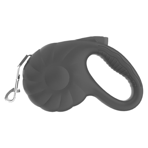 Husdjurskoppel Makron Multifunksjon Infällbar Holdbar Ljudfri med kontrollknapp 16 fot forlengbart hundkoppel Black 5m