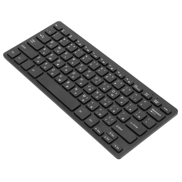 UltraTynn Mini Robust Ledningsbasert 78-Tasters Mekanisk Tastatur for PC Bærbare Datamaskiner (Russisk)