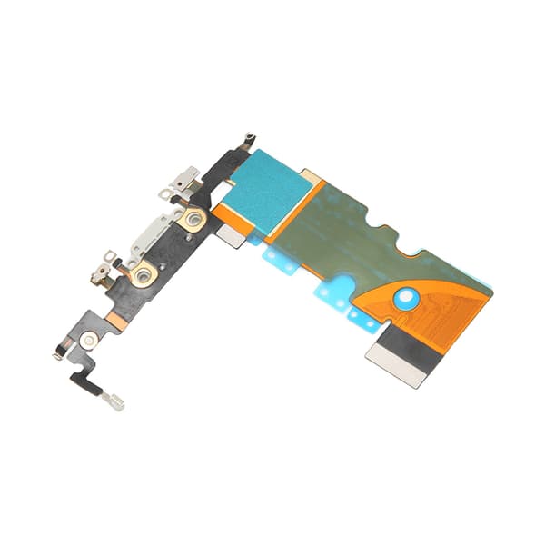 USB Lade Flex Kabel Telefon Ladeport Kobling Flex Kabel Erstatning for IPhone 8 Reparasjon Hvit