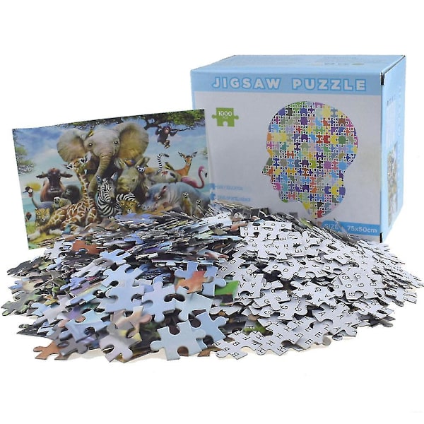 1000-bitars pussel Vuxenpussel Återvunnet material Pussel Avslappning Meditation Spring