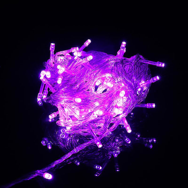 Gypsophila String Lights Julelys Bryllup String Lights Feriedekorasjon Purple 30M-300LED