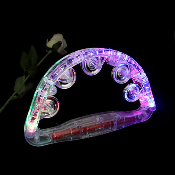 2. LED-musiikkitamburiini, vilkkuva käsi-lyömäsoitin