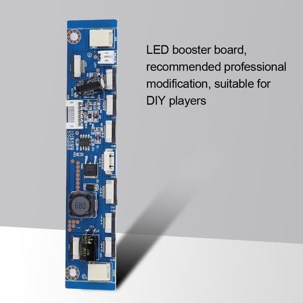 LED Boost Board DIY Kit for Universal Multi-Interface - 15,24 tommer, 10-26V