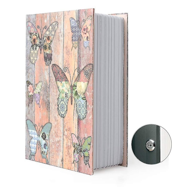 Avledningsbok säker förvaringsbox, Dictionary Secret Safe Can med säkerhetskombinationslås, Diversion Book Hidden Safe