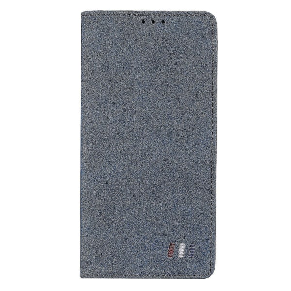 Samsung Galaxy A70 Case Magnetstängning Plånbok Bok Flip Folio Stand View Läderfodral Cover - Blå